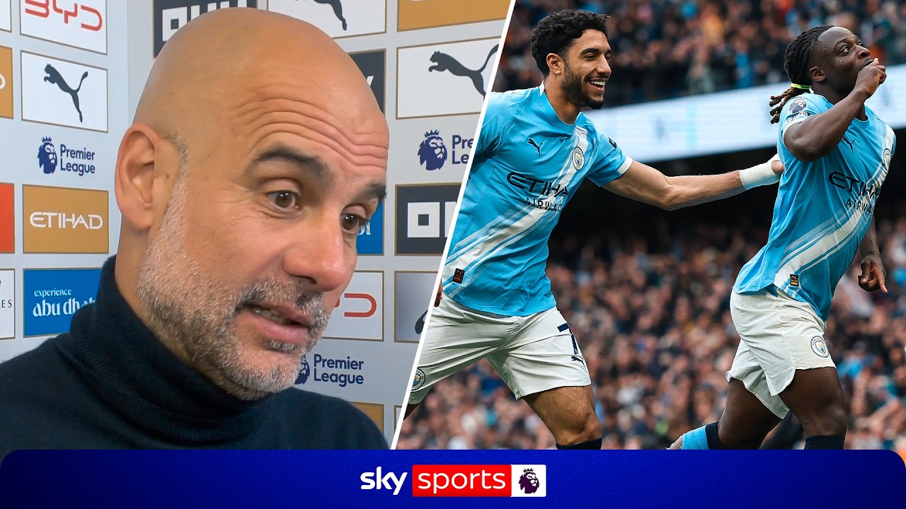 Pep Guardiola FULL post-match interview after Manchester City beat Brentford 3-0 🎙️