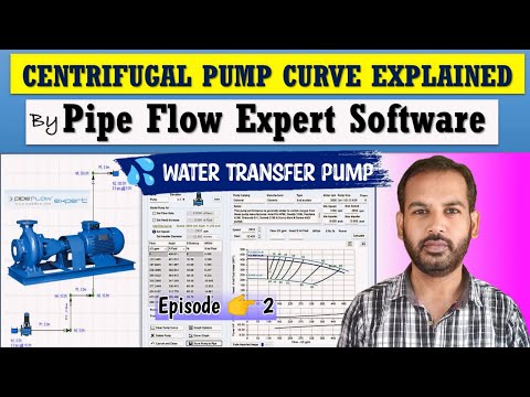 Centrifugal Pump Curve Explained by Pipe Flow Expert Software in Urdu