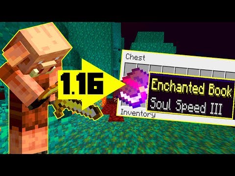 How to find new Enchant SOUL SPEED in Minecraft 1.16