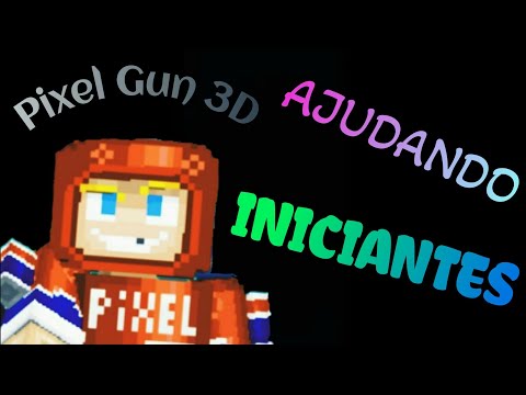 INICIANTES que estão JOGANDO o Pixel Gun 3D (Veja esse video)