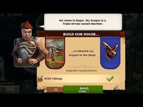 Building Dagurs and Sleuthers House | Dragons Rise of Berk #345