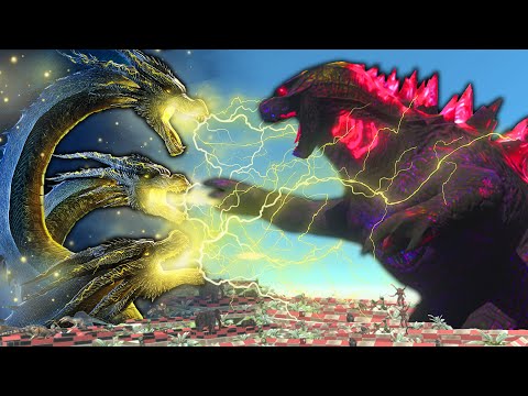 FPS Avatar Rescues Mutant Primates vs Godzilla 2014 - Animal Revolt Battle Simulator