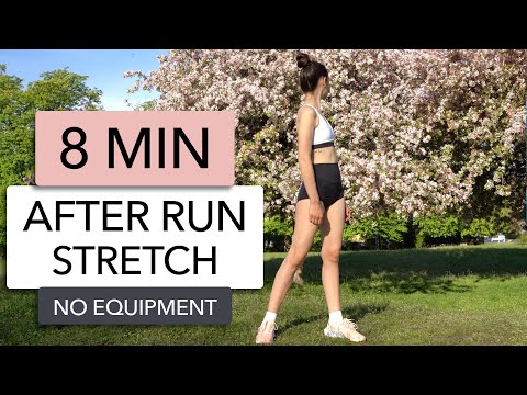 8 MIN AFTER RUN STRETCH | COOL DOWN FOR RUNNERS