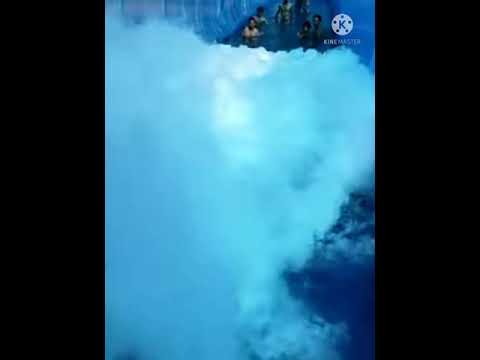 liquid nitrogen in tunnel swimming pool by mr.indian hacker #shorts