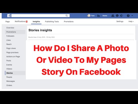 How Do I Share A Photo Or Video To My Pages Story On Facebook