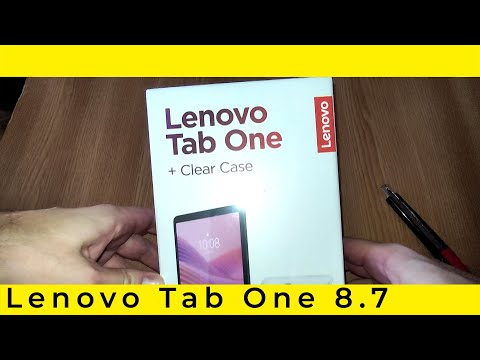 Uboxing Lenovo Tab One, Octa Core, 8.7