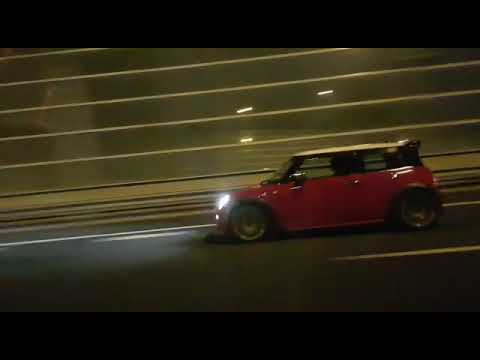 Mini cooper s compressor anti lag flame exhaust sound