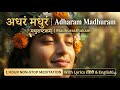 Adharam Madhuram Madhurashtakam 1 Hour Non Stop Krishna Bhajan अधरं मधुरं