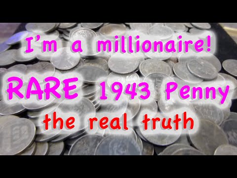 RARE 1943 magnetic steel penny | I'm a millionaire  THE REAL TRUTH