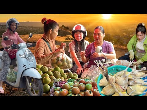 Cambodian Fresh Market Food In The Morning #walk #people #vegetables #food #drink #market