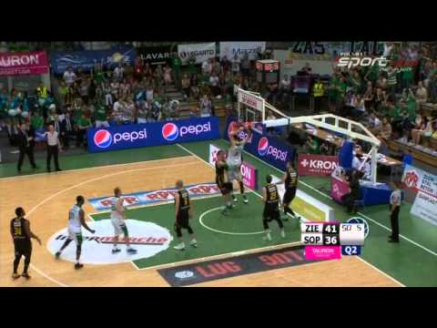 Skrót: Stelmet - Trefl - mecz 5 - PLAY-OFF 2014 - Tauron Basket Liga