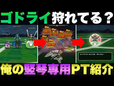「ドラクエウォーク：竪琴パーティーでゴッドライダー撃破に挑戦！」