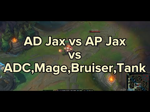 AD Jax vs AP Jax Test vs ADC | Mage | Bruiser | Tank | League of Legends