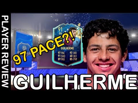 ONE OF THE FASTEST BRAZILIANS IN FIFA 20! 91 TEAM OF THE SEASON SO FAR GUILHERME PLAYER REVIEW!