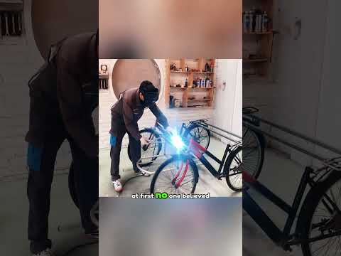 He Turned 2 Bikes Into an Electric 4-Wheeler #craft #diycraft #shorts
