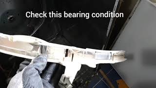 GE dryer noise, bearing and front kit replacement