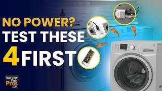 GE Washer Won't Turn On? Test These 4 Parts First