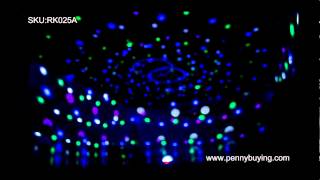 DMX512 Disco DJ Stage Lighting Digital LED RGB Crystal Magic Ball Effect Light