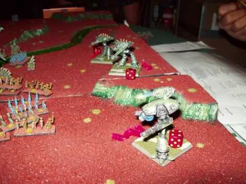 EPIC Armageddon Batrep 1 - Tyranids vs. Dark Angels