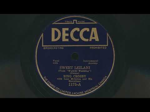 1937 BING CROSBY Sweet Leilani LANI McINTIRE - 78 RPM Record