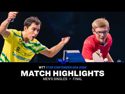 Hugo Calderano vs Felix Lebrun | MS Final | WTT Star Contender Goa 2024