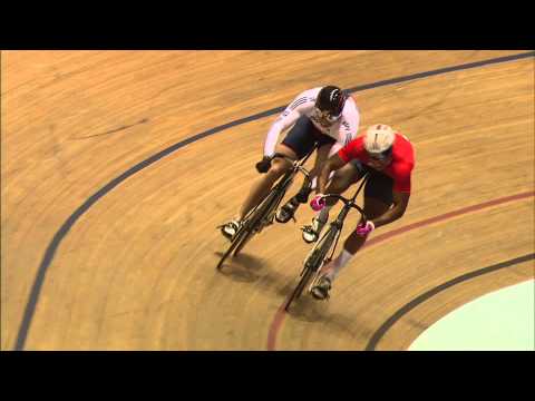 Men's Sprint 1/2 Final Heat 2 Race 2 - Matt Crampton vs Njisane Phillip