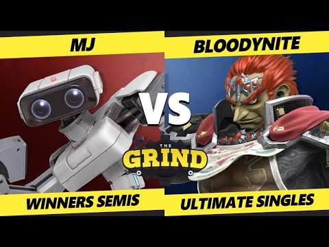 The Grind 123 Onine Winners Semis - Mj (ROB) Vs. Bloodynite (Ganondorf) Smash Ultimate - SSBU