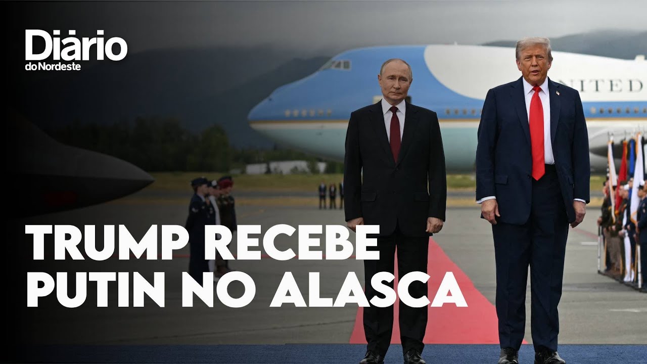 Imagem da notícia Trump recebe Putin no Alasca para discutir cessar-fogo; Kremlin prevê reunião de até 7 horas