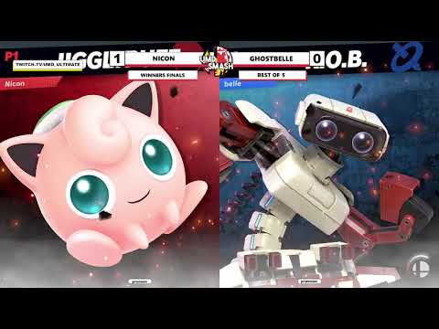 UMD Smash Fest 9/16 Winners Finals - Nicon (Jigglypuff) Vs Ghostbelle (R.O.B., Lucina)