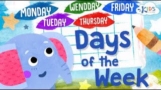 Days of the Week Song. Kids Songs with Lyrics - Kids Academy