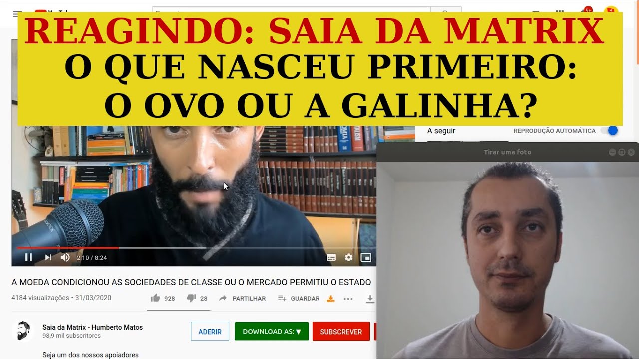 HUMBERTO MATOS | O Estado criou o mercado ou o mercado criou o Estado? REAGINDO EP #69