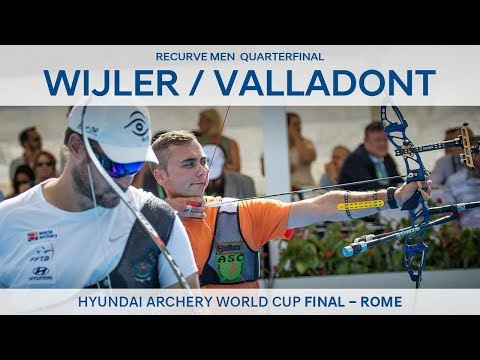 Steve Wijler v Jean-Charles Valladont – Recurve Men’s Quarterfinal | Rome 2017