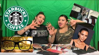 No brushes makeup challenge with my sister/ASMR /Starbucks/Alias JJ/No more cheer😧