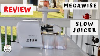MEGAWISE ❤️ Slow Juicer ⭐️ Review ⭐️ 30% off Discount Code !!!