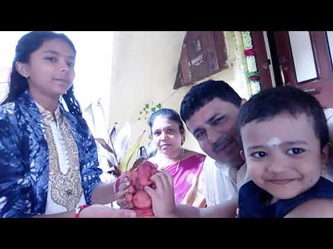 Gannesha festival Wishes from Spoorti and Srushti