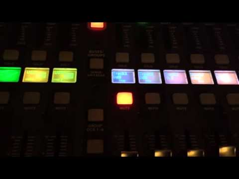 Behringer x32 compact digital console running studio one 3