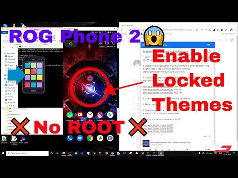 Unlock\Enable Hidden Themes in ROG Phone 2 (Armour Case) || No ROOT || Skuzzy xD