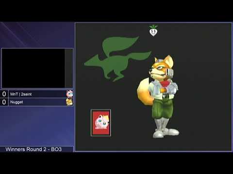 SG 19.2 SSBM - MnT | 2saint (Jigglypuff) vs. Nugget (Fox) - Melee WR2
