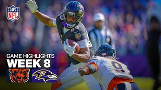 Chicago Bears vs Baltimore Ravens Game Highlights | 2025 NFL Season Week 8