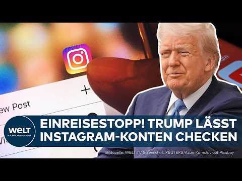 USA: Visa-Stopp für Studenten! Digitale Kontrolle - Trump lässt Instagram-Konten checken!