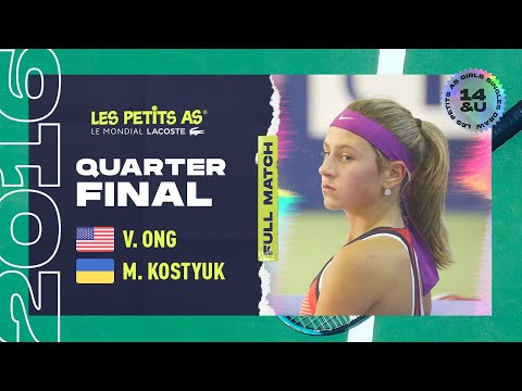 Les Petits As 2016 | Girls Quarterfinal | Vanessa Ong vs. Marta Kostyuk