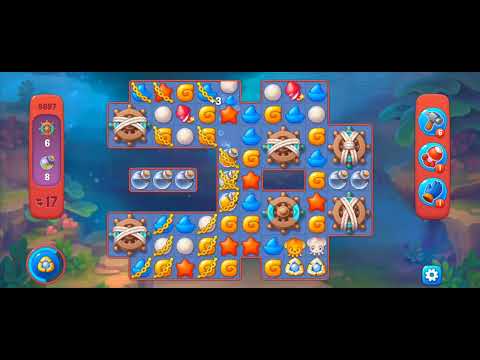 Fishdom Hard Level 9897 (with Doubke Lightning Boosters) @choraelmin