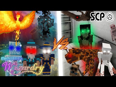 EPIC SCP vs Wizardry Minecraft Battle!