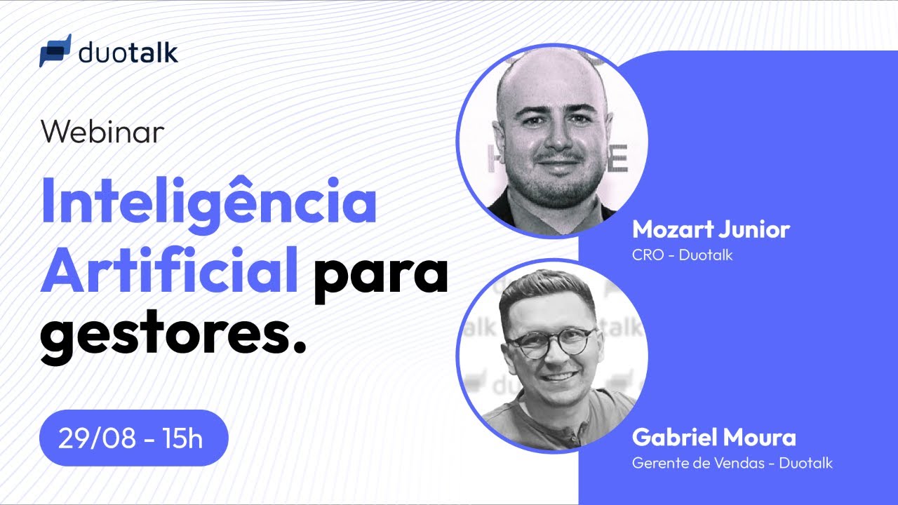 Webinar - Inteligência Artificial para gestores.