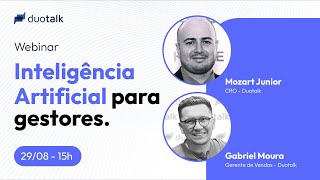 Webinar - Inteligência Artificial para gestores.