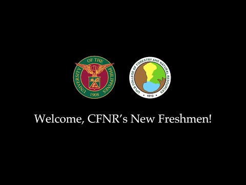 Welcome, CFNR's New Freshmen 2021!