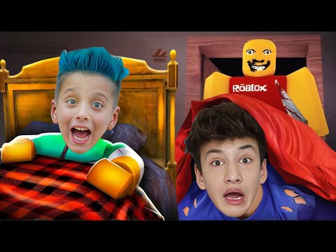 Artur i Dawid vs ZŁY TATA 👿 Przygody z bratem: Jak uciec z domu? | Roblox po polsku