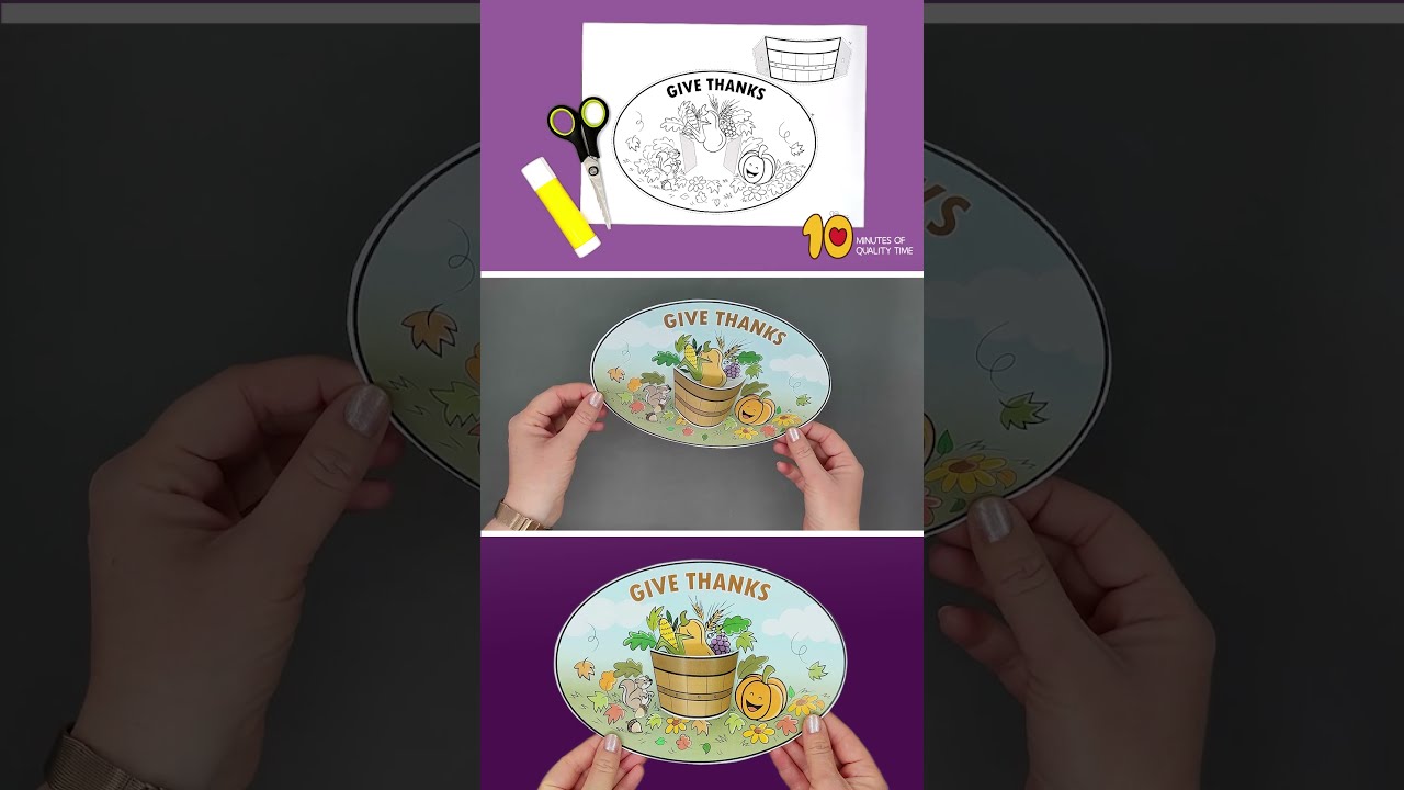 Cute Thanksgiving Printable Craft