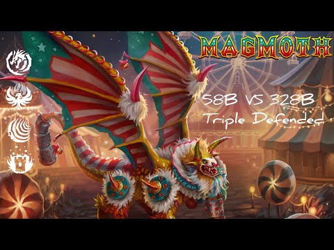 Magmoth Heavily Triple Defended - War Dragons