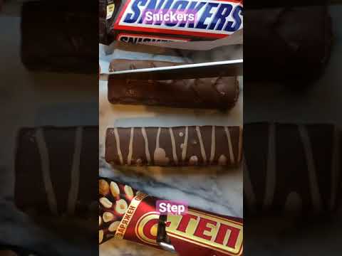 Snickers and Russian analogue Chocolate Comparison #shorts would you try step ?